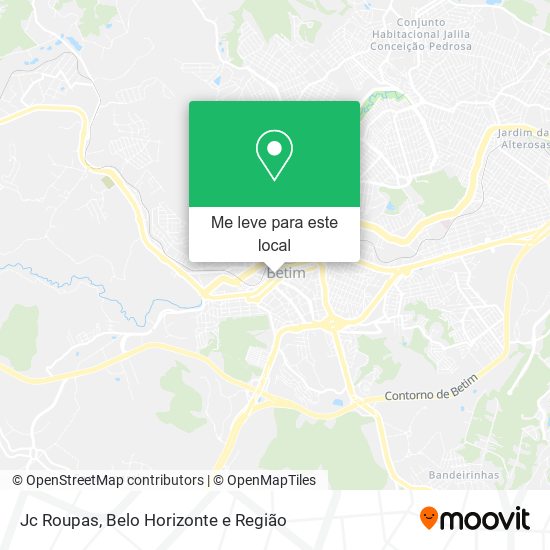 Jc Roupas mapa