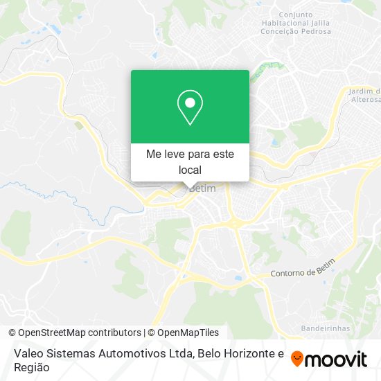 Valeo Sistemas Automotivos Ltda mapa