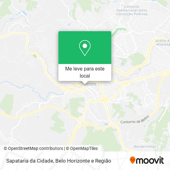 Sapataria da Cidade mapa