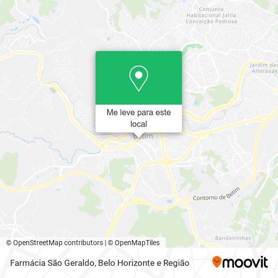 Farmácia São Geraldo mapa