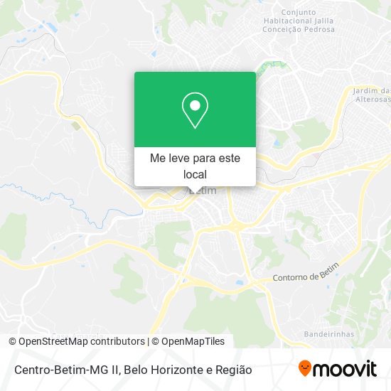 Centro-Betim-MG II mapa