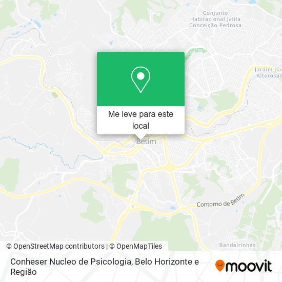 Conheser Nucleo de Psicologia mapa