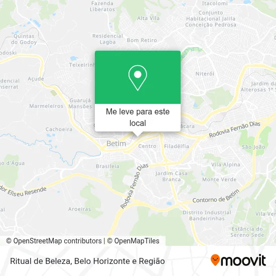 Ritual de Beleza mapa