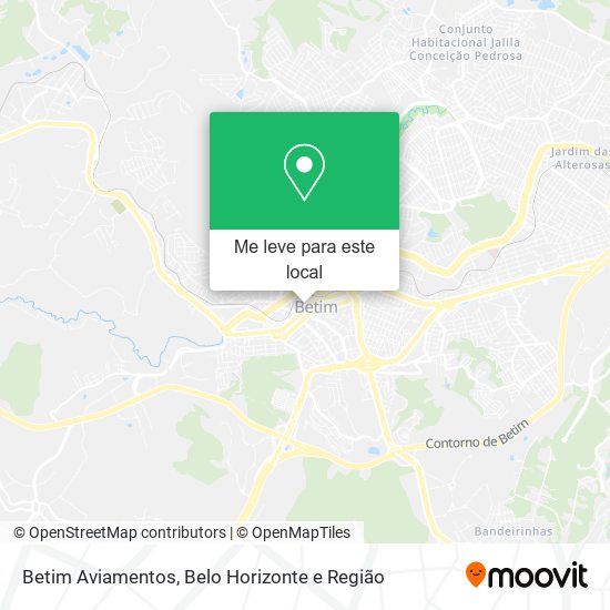Betim Aviamentos mapa