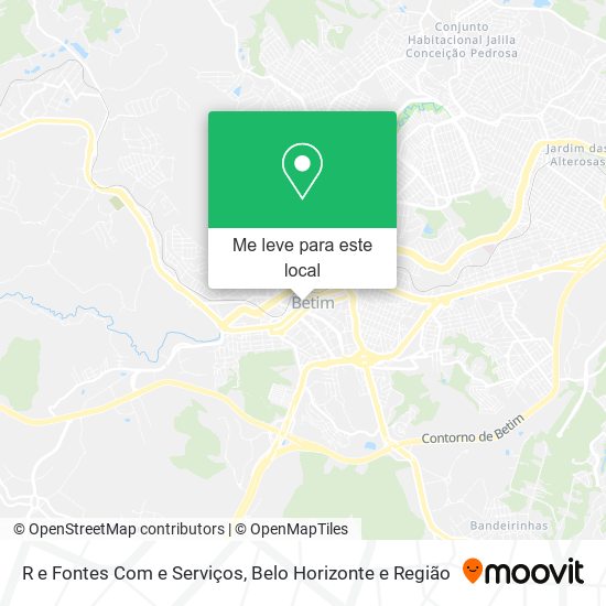 R e Fontes Com e Serviços mapa