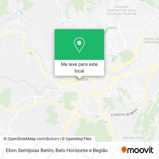 Ekim Semijoias Betim mapa