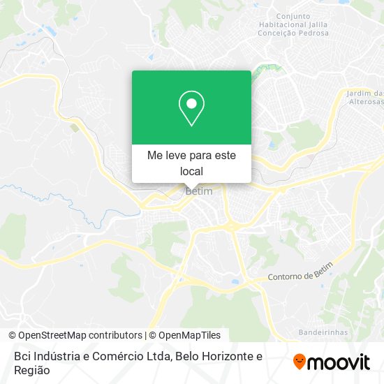 Bci Indústria e Comércio Ltda mapa