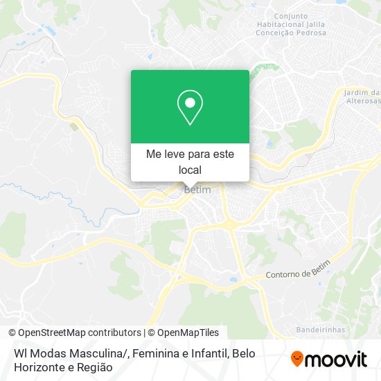 Wl Modas Masculina / , Feminina e Infantil mapa