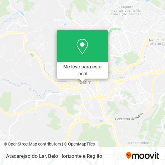 Atacarejao do Lar mapa