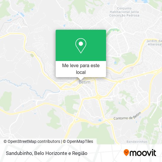 Sandubinho mapa