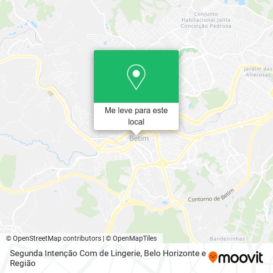 Segunda Intenção Com de Lingerie mapa