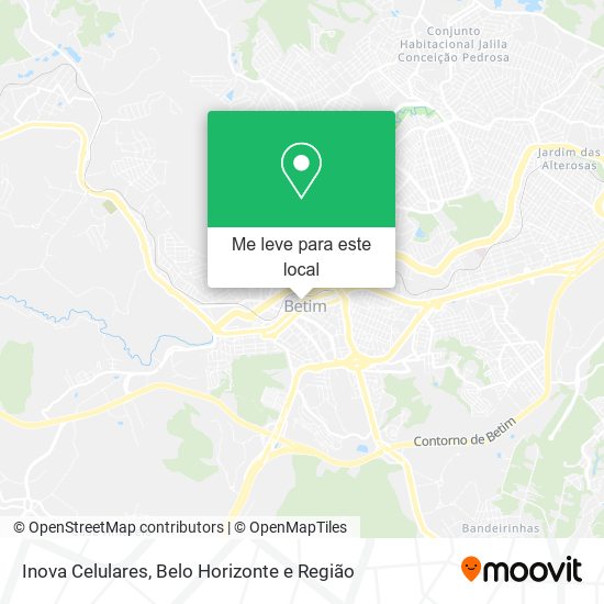 Inova Celulares mapa