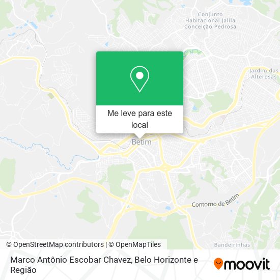 Marco Antônio Escobar Chavez mapa