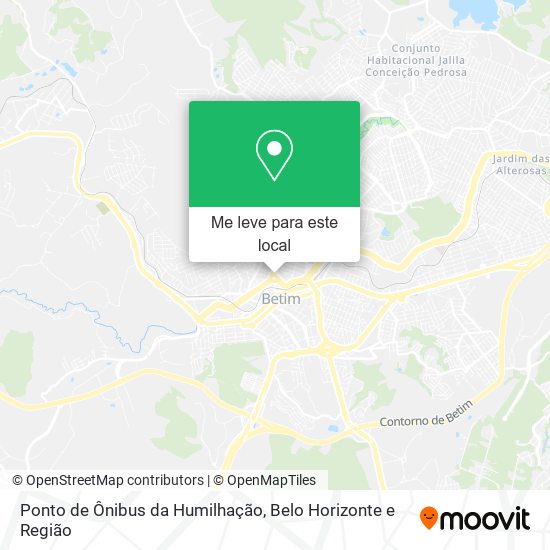 Ponto de Ônibus da Humilhação mapa