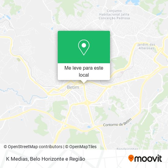 K Medias mapa
