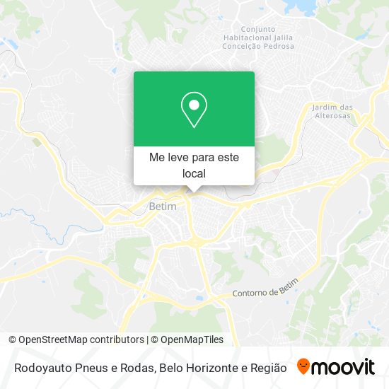 Rodoyauto Pneus e Rodas mapa
