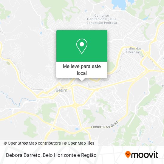 Debora Barreto mapa