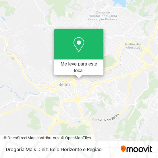Drogaria Mais Diniz mapa