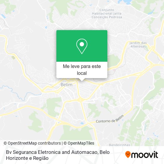 Bv Seguranca Eletronica and Automacao mapa