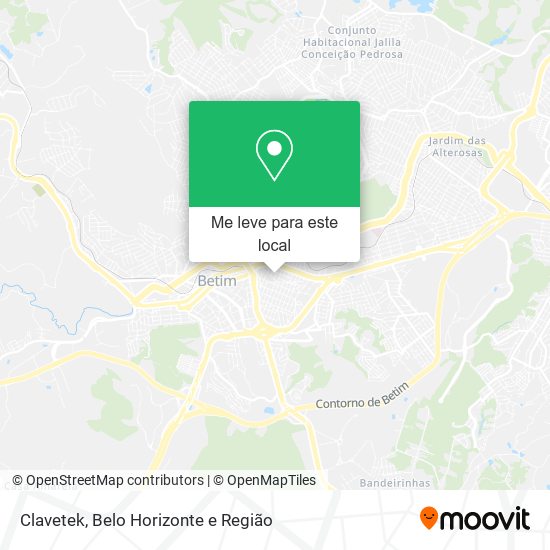 Clavetek mapa