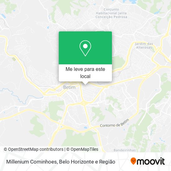 Millenium Cominhoes mapa