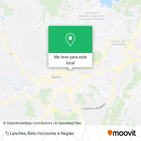 Tj Lanches mapa
