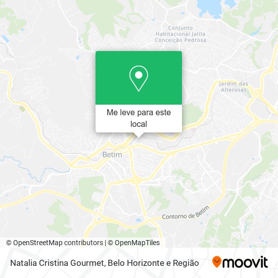 Natalia Cristina Gourmet mapa