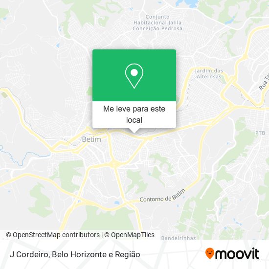 J Cordeiro mapa