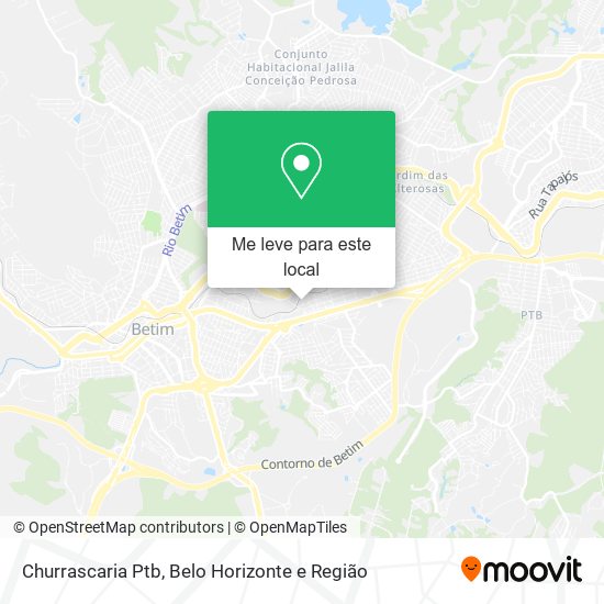 Churrascaria Ptb mapa