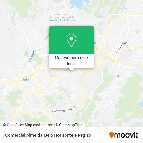 Comercial Almeida mapa