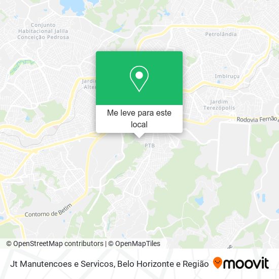 Jt Manutencoes e Servicos mapa