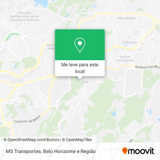 MS Transportes mapa