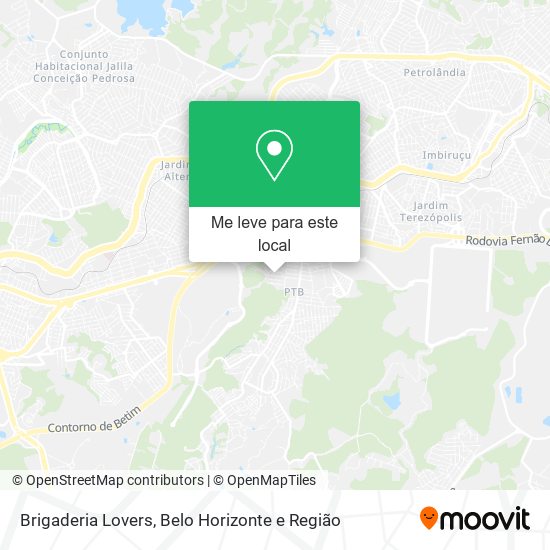 Brigaderia Lovers mapa