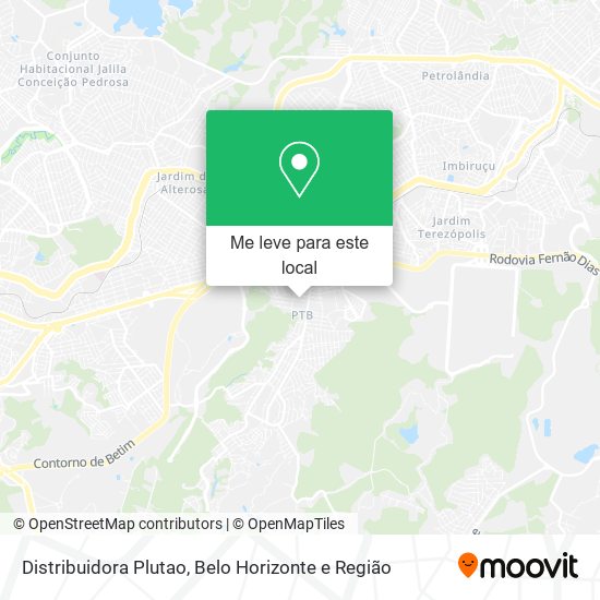Distribuidora Plutao mapa
