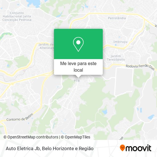 Auto Eletrica Jb mapa