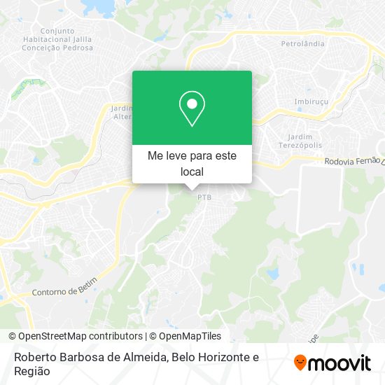 Roberto Barbosa de Almeida mapa