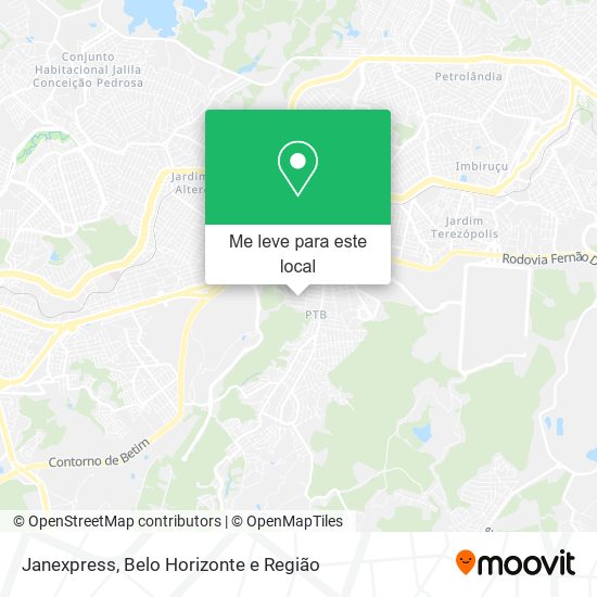 Janexpress mapa