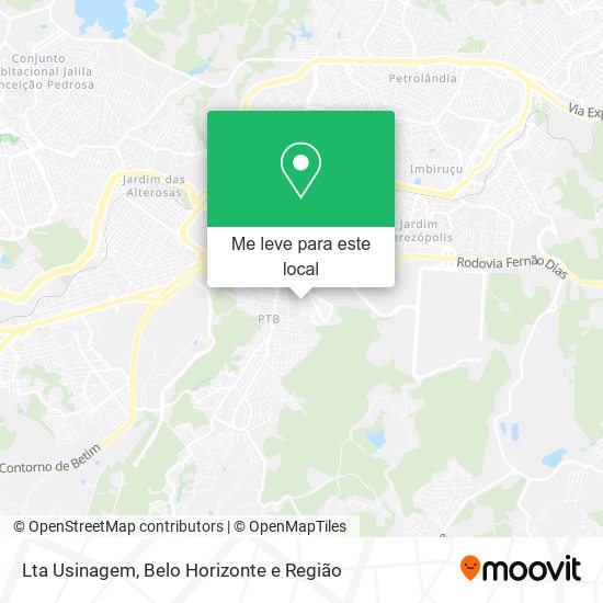 Lta Usinagem mapa