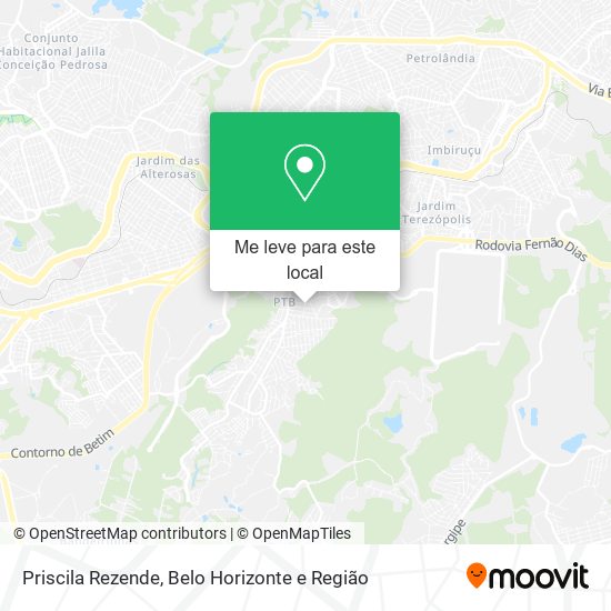 Priscila Rezende mapa