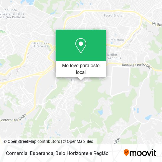 Comercial Esperanca mapa
