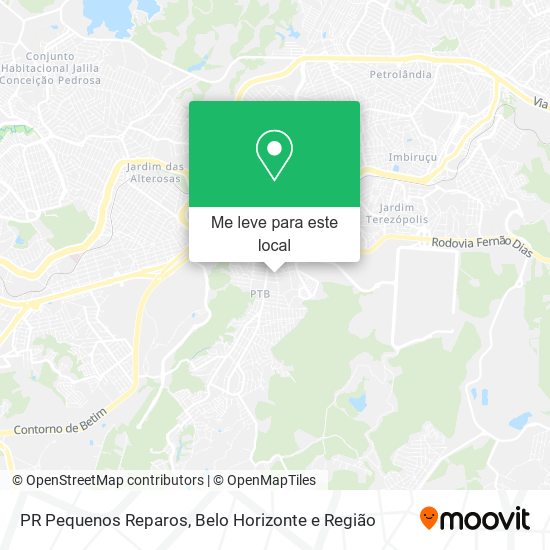 PR Pequenos Reparos mapa