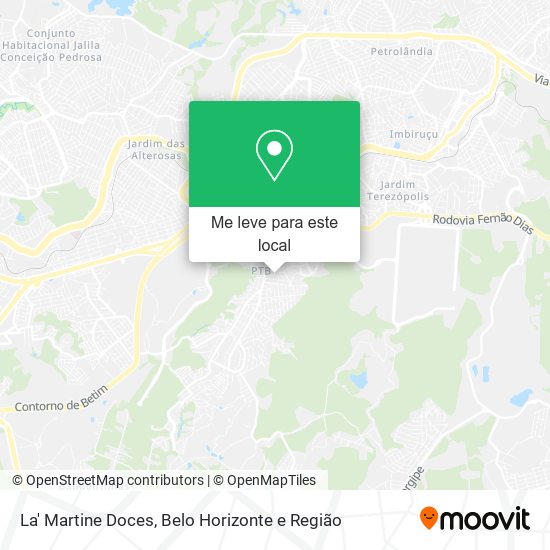 La' Martine Doces mapa