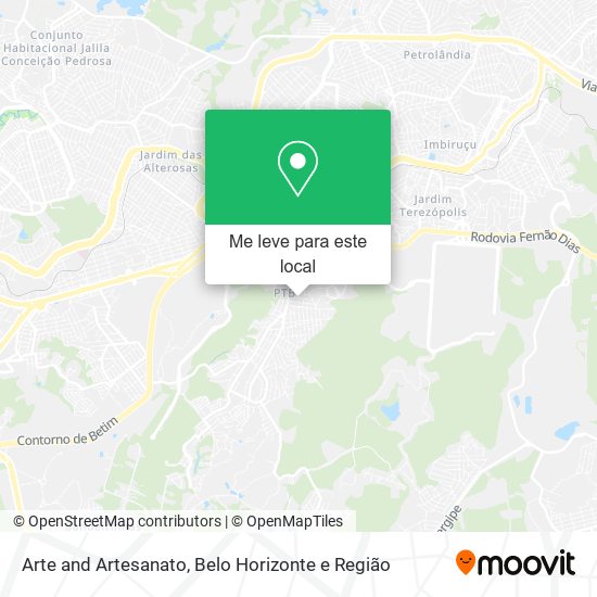 Arte and Artesanato mapa