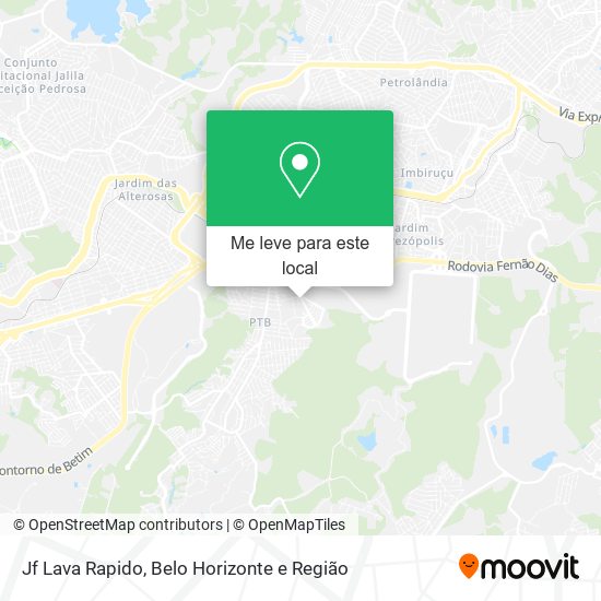 Jf Lava Rapido mapa