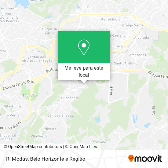 Rl Modas mapa