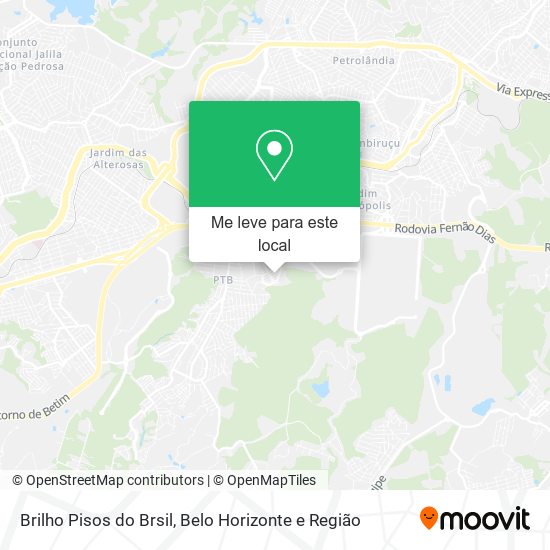 Brilho Pisos do Brsil mapa