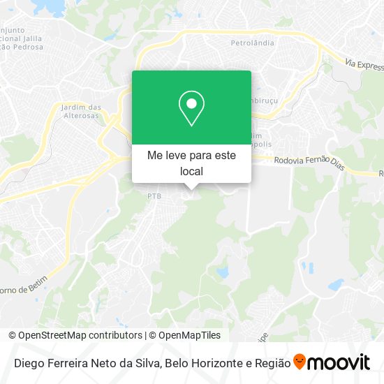 Diego Ferreira Neto da Silva mapa