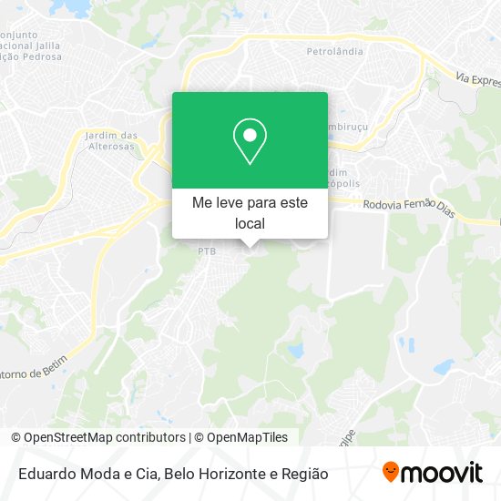 Eduardo Moda e Cia mapa
