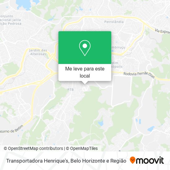 Transportadora Henrique's mapa