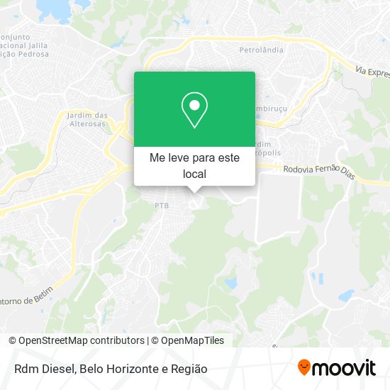 Rdm Diesel mapa